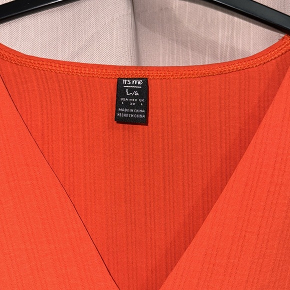 Orange Ruffled Top - Picture 3 of 4